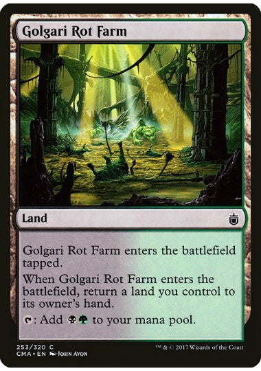 (英)ゴルガリの腐敗農場 / Golgari Rot Farm【CMDANTHO】 No.253