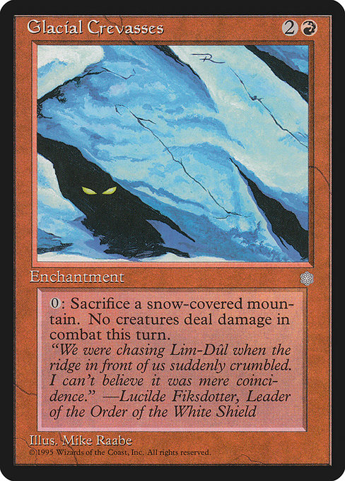 (英)Glacial Crevasses【ICE】 No.187