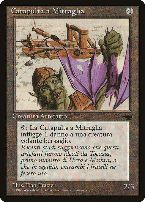 (イタリア語)Catapulta a Mitraglia / Grapeshot Catapult【REN】 No.041