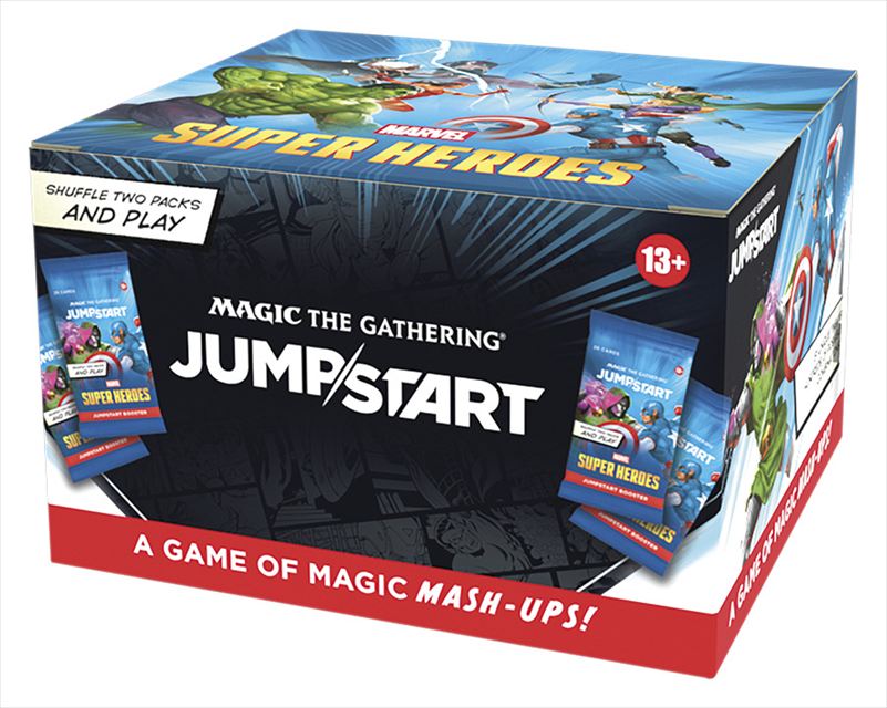 【予約商品】(英)『マジック：ザ・ギャザリング | マーベル スーパー・ヒーローズ』 ジャンプスタート・ブースターボックス / Magic: The Gathering | Marvel Super Heroes Jumpstart Booster Box【BOX】 ※発送方法は「ゆうパック」を選択してください。