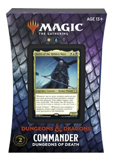 (英)フォーゴトン・レルム探訪 統率者デッキ「死のダンジョン」 / Adventures in the Forgotten Realms Commander Deck "Dungeons of Death"【BOX】 ※発送方法は「ゆうパック」を選択してください。