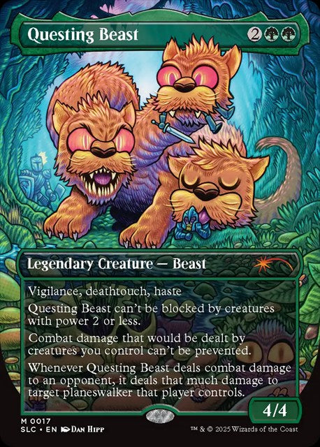 (英)【Foil】探索する獣 / Questing Beast【SLC】 Secret Lair Countdown Kit: An Encyclopedia of Magic No.017