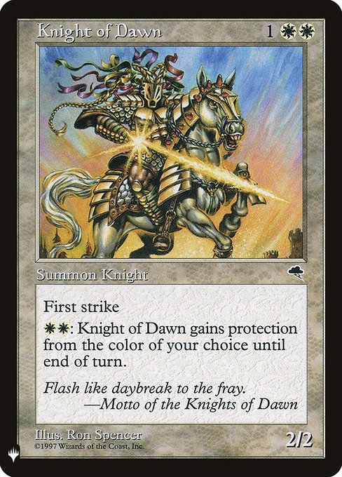 (英)暁の騎士 / Knight of Dawn【MB1】 No.0146