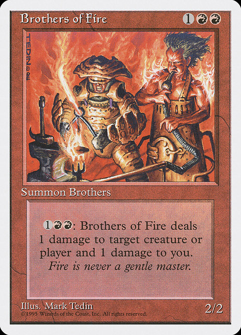 (英)火の兄弟 / Brothers of Fire ★アルターネイト版★ 【4ED】 No.179