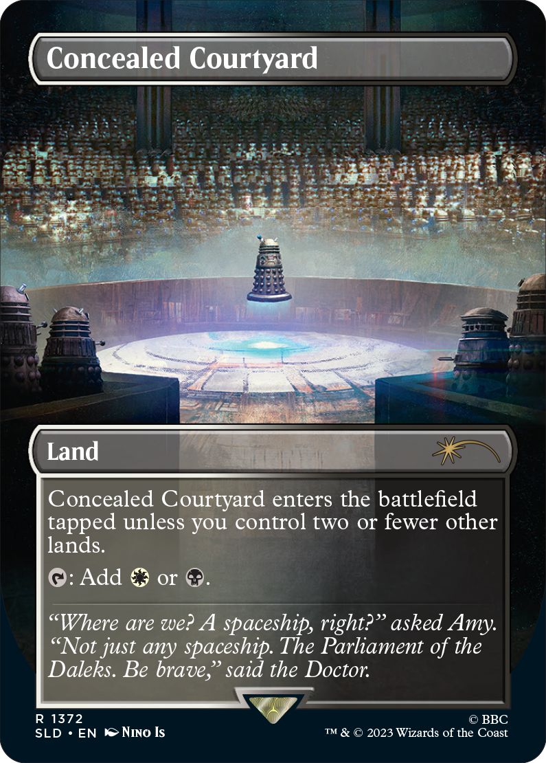 (英)【Foil】秘密の中庭 / Concealed Courtyard【SLD】Secret Lair x Doctor Who: The Dalek Lands No.1372