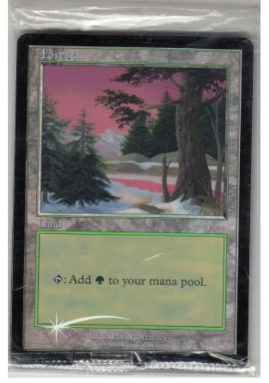 (英)【Foil】森 / Forest【PRM】Ice Age 2001年 アリーナプロモ 10枚セット 未開封 No.049
