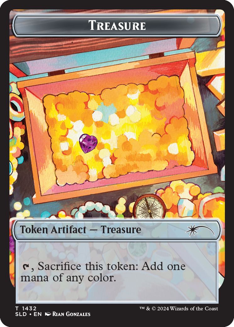(英)宝物トークン / Treasure Token【SLD】 Pick 'em & Stick 'em No.1432