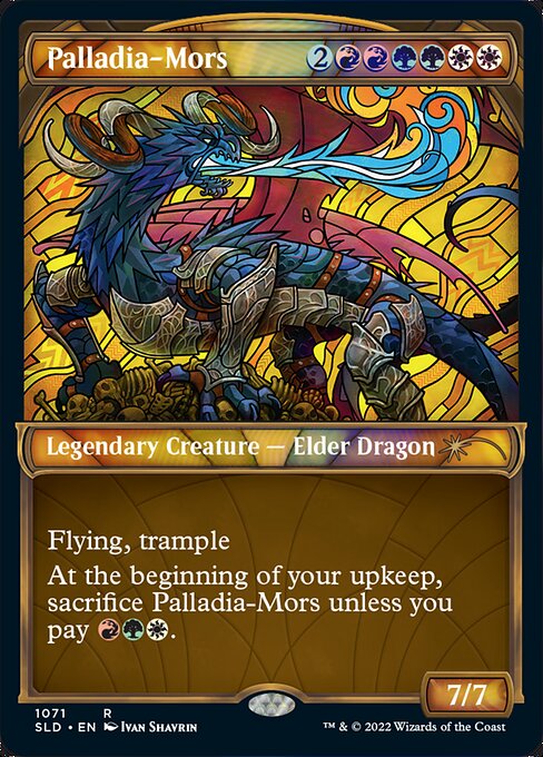 (英)【テクスチャーFoil】パラディア＝モルス / Palladia-Mors【SLD】 Showcase: Dominaria United Textured Foil Edition No.1071