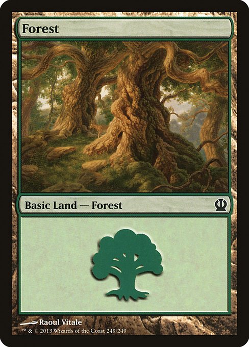 (英)【Foil】森 / Forest【THS】 No.249