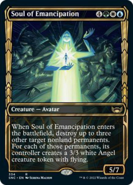 (英)解脱の魂 / Soul of Emancipation ★ショーケース枠★(黄金時代カード) 【SNC】 No.334