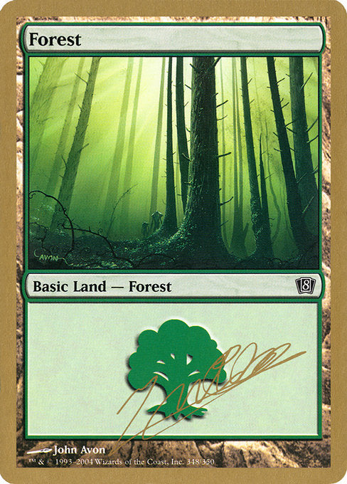 (英)森 / Forest【WC04】 World Championship Decks 2004 Julien Nuijten 金枠 No.092