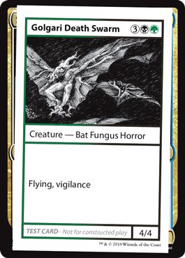 (英)Golgari Death Swarm【MB1-TEST】 後期版 No.091