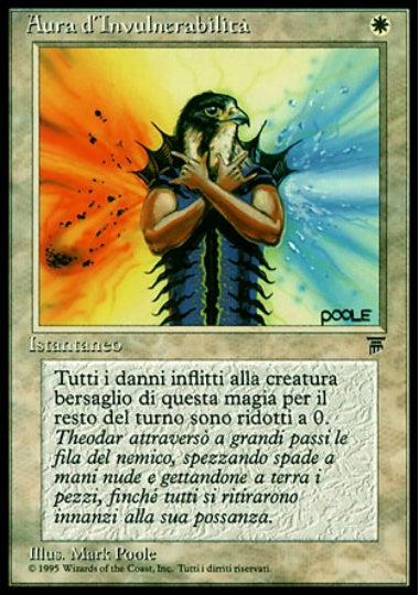 (イタリア語)Aura d'Invulnerabilit`a / Indestructible Aura【LEG】 No.021