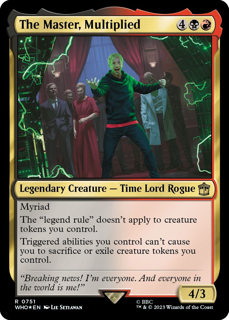 (英)【Surge-Foil】増殖されし者、マスター / The Master, Multiplied【WHO】 No.0751