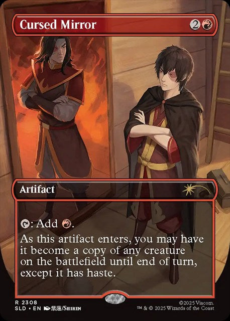 (英)【Foil】呪われた鏡 / Cursed Mirror【SLD】 Secret Lair x Avatar: The Last Airbender | The Ember Island Players No.2308