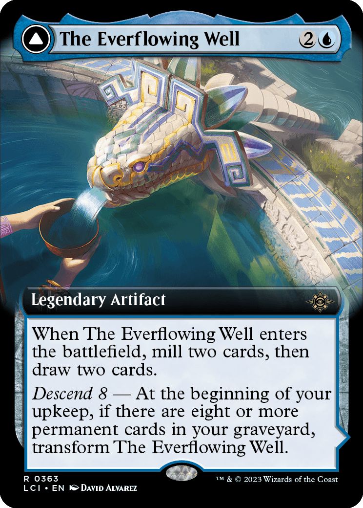 (英)【Foil】永遠溢れの井戸 / The Everflowing Well - 無限の池 / The Myriad Pools ★拡張枠★ 【LCI】 No.363