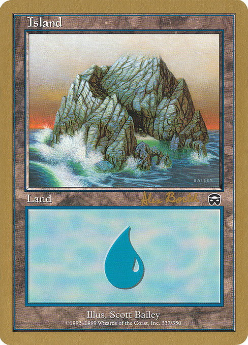 (英)島 / Island【WC01】 World Championship Decks 2001 Alex Borteh 金枠 No.099