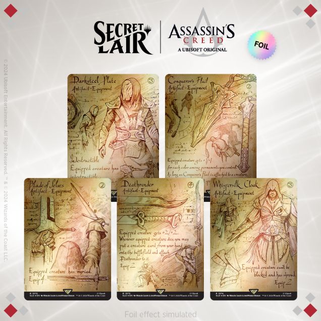 (英)Secret Lair x Assassin's Creed: Da Vinci's Designs Foil Edition 【BOX】 ※発送方法は「ゆうパック」を選択してください。