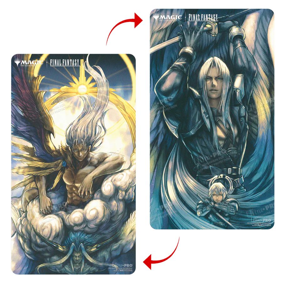 【サプライ】 ウルトラプロ 威名のソルジャー、セフィロス - 片翼の天使、セフィロス 両面プレイマット / Ultra PRO Sephiroth, Fabled SOLDIER - Sephiroth, One-Winged Angel Double-Sided Playmat(38757) ※発送方法は「ゆうパック」を選択してください。