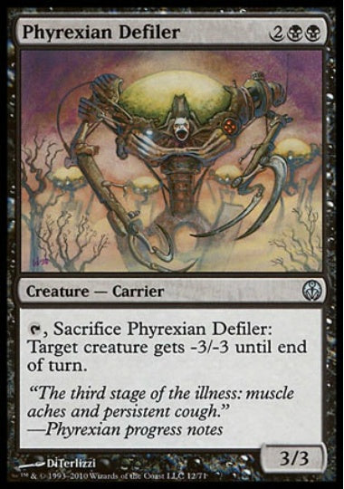 (英)ファイレクシアの汚染者 / Phyrexian Defiler【PVSC】 No.012