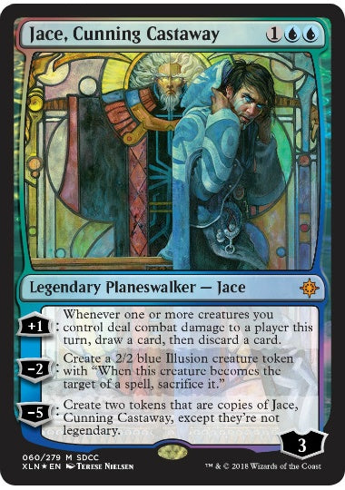 (英)【Foil】狡猾な漂流者、ジェイス / Jace, Cunning Castaway【PRM】SDCC2018プロモ No.016