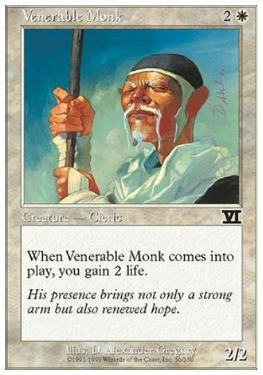 (英)ありがたい老修道士 / Venerable Monk【6ED】 No.050