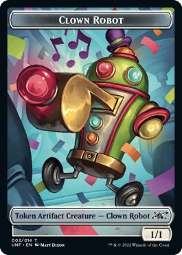(英)道化師・ロボットトークン / Clown Robot Token【UNF-TOKEN】 No.003