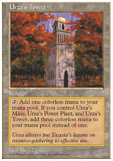 (英)ウルザの塔 / Urza's Tower【5ED】 No.429