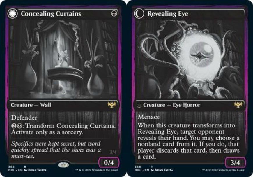 (英)【Foil】隠し幕 / Concealing Curtains - 暴き目 / Revealing Eye【DBL】 No.368