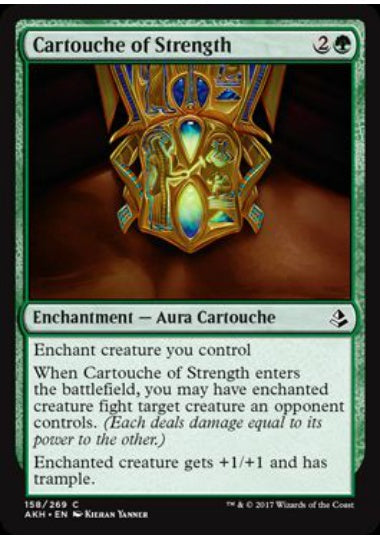 (英)活力のカルトーシュ / Cartouche of Strength【AKH】 No.158