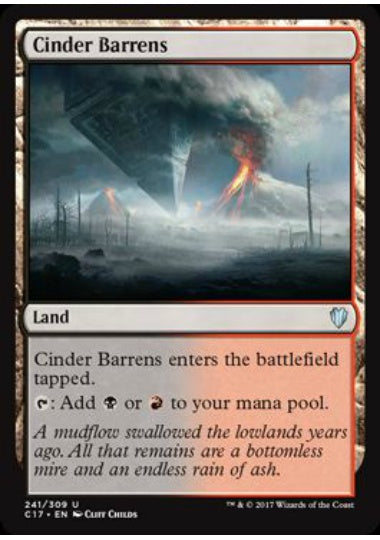(英)燃え殻の痩せ地 / Cinder Barrens【C17】 No.241