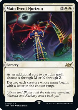 (英)【Foil】Main Event Horizon【UNF】 No.019