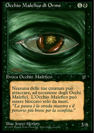 (イタリア語)Occhio Malefico di Orms / Evil Eye of Orms-by-Gore【LEG】 No.096