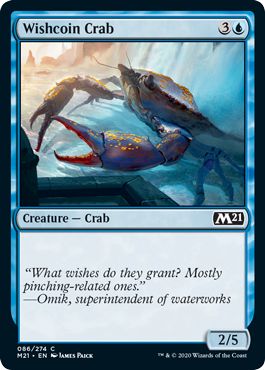 (英)【Foil】賽銭ガニ / Wishcoin Crab【M21】 No.086