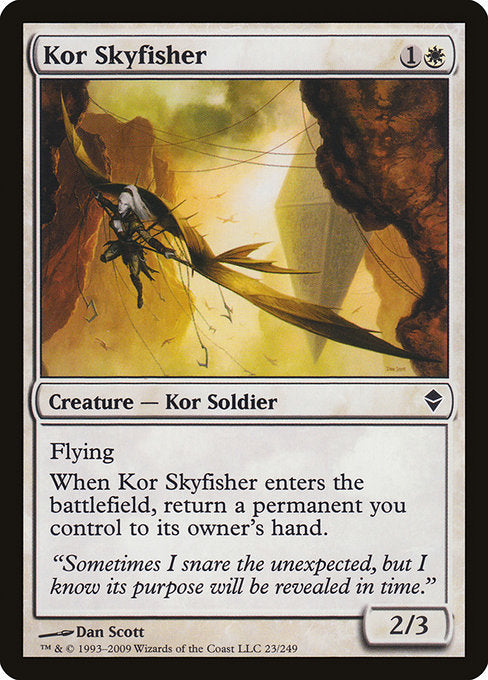 (英)【Foil】コーの空漁師 / Kor Skyfisher【ZEN】 No.023