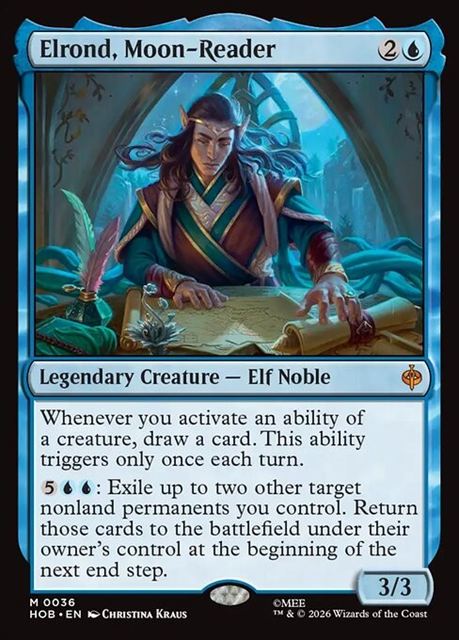 【予約商品】(英)月を読む者、エルロンド / Elrond, Moon-Reader【HOB】 No.036