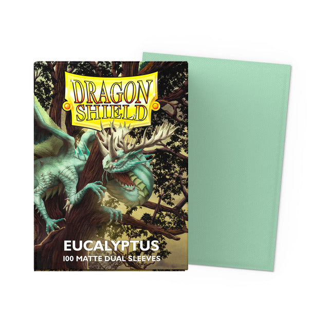 【サプライ】 ドラゴンシールド Dual Matte Sleeves Eucalyptus   ※発送方法は「ゆうパック」を選択してください。
