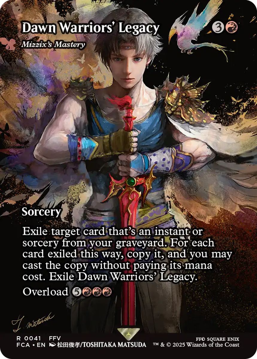 (英)暁の戦士の遺産 / Dawn Warriors' Legacy[ミジックスの熟達 / Mizzix's Mastery] ★ショーケース枠★(FINAL FANTASY・継承史カード) 【FCA】 No.041