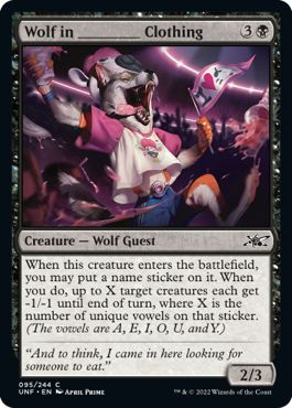 (英)Wolf in ________ Clothing【UNF】 No.095