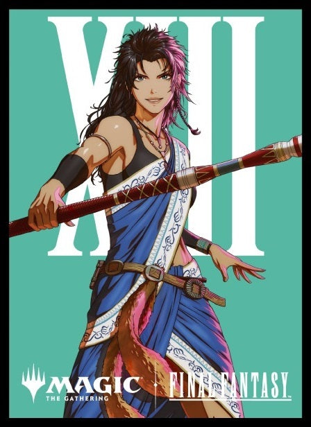 【サプライ】 エンスカイ マジック：ザ・ギャザリング--FINAL FANTASY プレイヤーズカードスリーブ MFS-14 「キャラクター」ボーダーレス版《恐れなきルシ、ファング》 (80枚入り) ※発送方法は「ゆうパック」を選択してください。