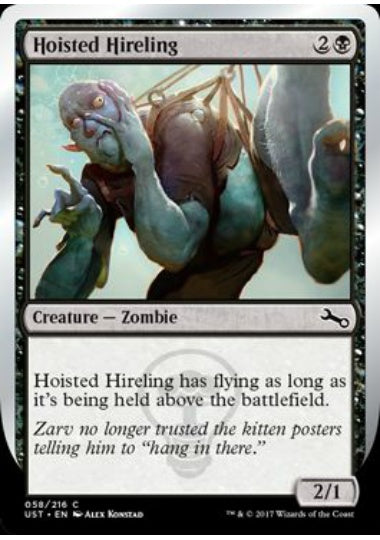 (英)【Foil】Hoisted Hireling 【UST】 No.058