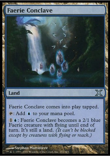 (英)【Foil】フェアリーの集会場 / Faerie Conclave【10E】 No.351