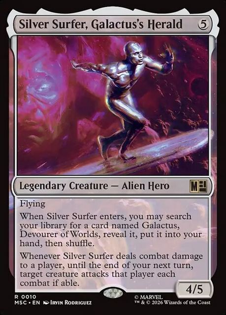(英)ギャラクタスのヘラルド、シルバーサーファー / Silver Surfer, Galactus's Herald【MSC】 No.010