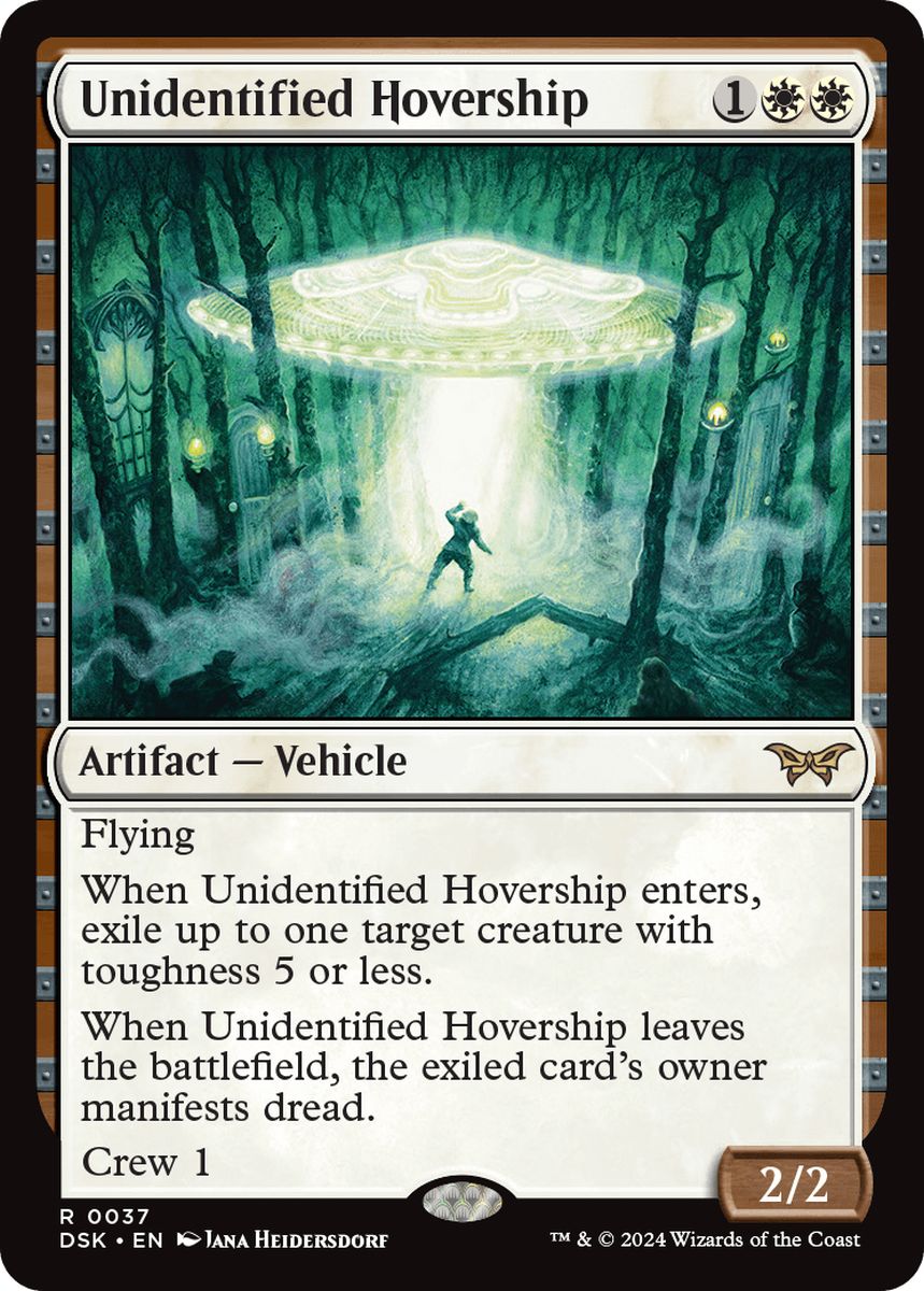 (英)【Foil】未確認浮遊船 / Unidentified Hovership【DSK】 No.037