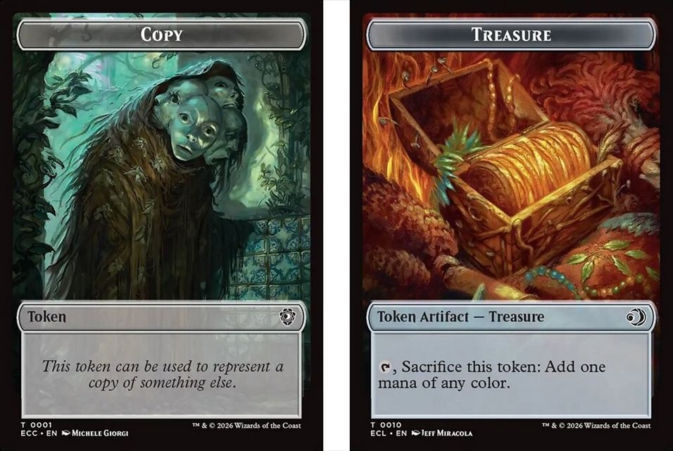(英)コピー トークン / Copy Token No.001 - 宝物トークン / Treasure Token 【ECC-TOKEN】 No.010
