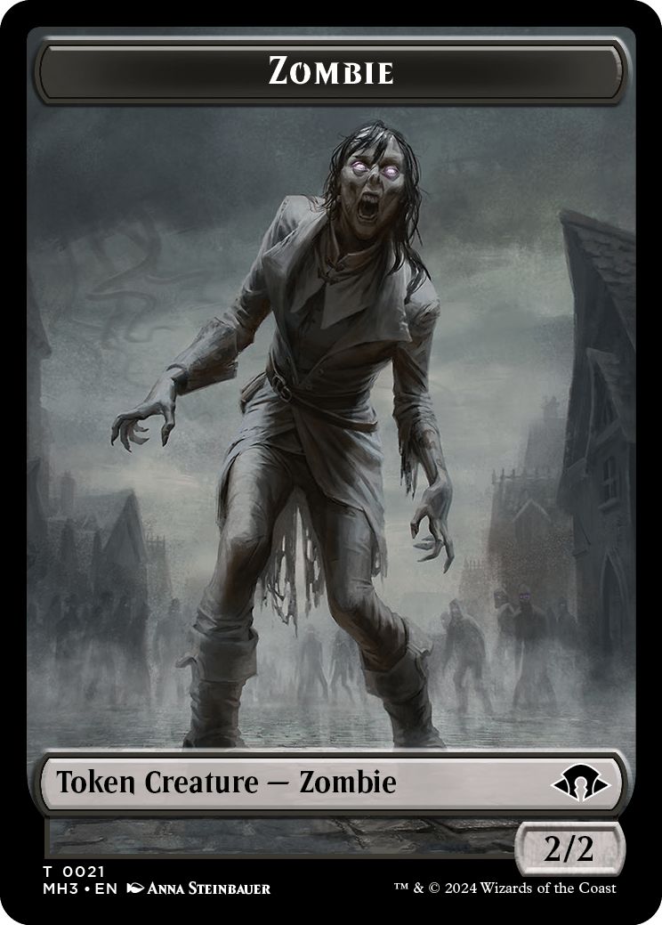 (英)ゾンビトークン / Zombie Token No.021 - 植物トークン / Plant Token【M3C-TOKEN】 No.026