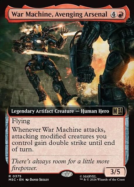 (英)重武装のアベンジャーズ、ウォーマシン / War Machine, Avenging Arsenal ★拡張枠★ 【MSC】 No.375