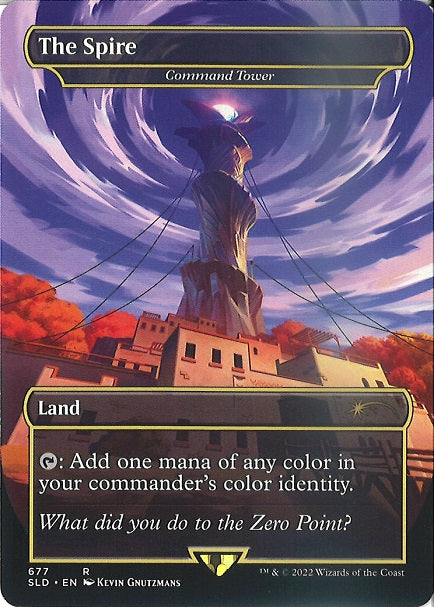 (英)【Foil】The Spire[統率の塔 / Command Tower]【SLD】Secret Lair x FORTNITE: Landmarks and Locations No.677