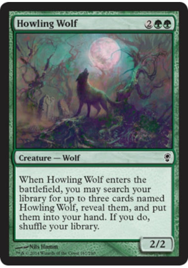 (英)【Foil】遠吠えする狼 / Howling Wolf【CNS】 No.167