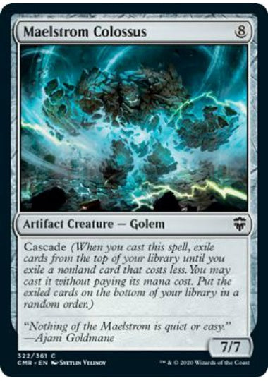 (英)【Foil】大渦の巨人 / Maelstrom Colossus【CMR】 No.322
